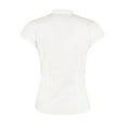thumbnail image 2 of Kustom Kit Womens Continental V Neck Capped Sleeved Blouse, 2 of 4