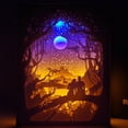 thumbnail image 1 of Box 3D Led Lámpara De Talla De Papel Talla De Papel Art Night Lights Lámpara De Mesa Led Creativa Para Decoración Scienceny HA042786-03, 1 of 6