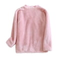 thumbnail image 5 of Bibifish Womens Cardigan Light Blue Fuzzy Plush V Neck Button Down Jackets Side Pocket Relaxed Fit Cozy Comfy Casual Daily Wear Stylish Jackets, 5 of 9
