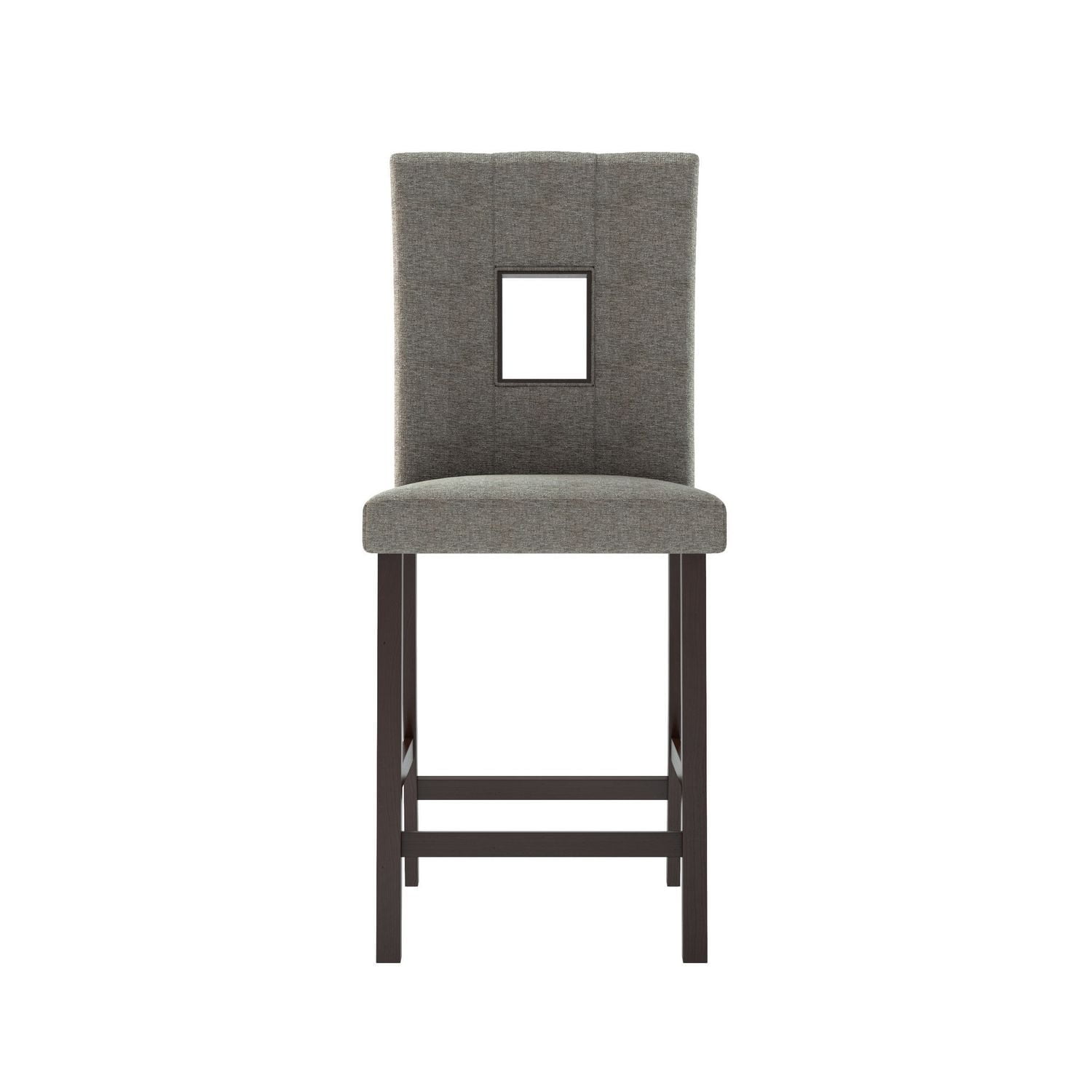 CorLiving Bistro Grey Sand Fabric Counter Height Dining Chairs