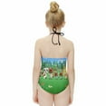 thumbnail image 4 of Animal Crossing Girls One Piece Swimsuits Quick Dry Bathing Suit Swimwear Swimming Suit 7-9Y(120cm), 4 of 8