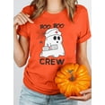 thumbnail image 3 of VILOVE Women Halloween Nurse Shirt Boo Boo Crew Letter Printt T-Shirt Funny Ghost Nurse Graphic Tee Tops, 3 of 7