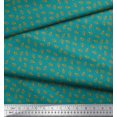 thumbnail image 2 of Soimoi Polyester Crepe Fabric French Horn Musical Instrument Print Sewing Fabric Yard 42 Inch Wide, 2 of 3