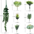 thumbnail image 2 of 18pcs Succulents Plants Artificial, Faux Succulents Unpotted Head Premium Fake Plants Realistic Textured Succulent for DIY Indoor Office Home Decor, 2 of 4