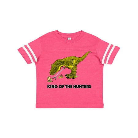 

Inktastic T-Rex King of the Mushroom Hunter Gift Toddler Boy or Toddler Girl T-Shirt