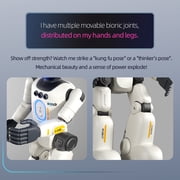 Smart Bionic Robot Toy for Kids, Gesture Sensing & Remote Control RC Robot, STEM Programmable Interactive Robot, Educational Toy for Boys Girls