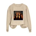 thumbnail image 5 of Jsaierl Halloween Sweatshirts for Women Cute Witch Graphic Pullovers Vintage Classic Crewneck Long Sleeve Sweater Tops Halloween Party Supplies, Sizes S-2XL, 5 of 7
