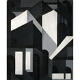 thumbnail image 3 of Louis Lozowick 15x17 Black Modern Framed Museum Art Print Titled - City&nbsp;Shapes (1922-23), 3 of 5
