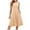 Khaki, variant on TSADFHJI Skirts for Women Short Length Lace Summer Casual Dresses for Women Sleeveless Midi Dress Swing Tank Pleated Tshirt Dress with Pockets A S Navy
