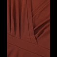 thumbnail image 4 of Robe Courte à Col en V pour Femmes, Smockée, Manches Longues, Taille Haute, Ligne A, Cocktail, Mini, Été Automne, Robes 2025, 4 of 10