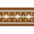 thumbnail image 2 of IBA Indianbeautifulart Brown Aztec Geometric Printed Ribbon Trim 9 Yards Velvet Fabric Laces For Crafts Sewing Accessories 2 Inches, 2 of 2