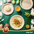 thumbnail image 4 of Platos de papel desechables JOLLY CHEF compostables de 10 pulgadas, paquete de 120, 4 of 9