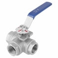thumbnail image 1 of 3/4" Stainless Steel Ball Valve for Plumbing and Industrial Applications, 1 of 5