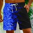 thumbnail image 5 of Midsumdr Mens Shorts 2025 Summer Casual Drawsting Beach Shorts with Pockets Hawaiian Fashion Flame Printed Plus Size Shorts, 5 of 7