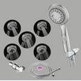 thumbnail image 6 of High Pressure Handheld Shower Head 5 Modes,Removable Hand Held Showerheads ,Chrome Finish Bathroom Faucet Kit ,With 5 FT Stainless steel Hose, 6 of 8