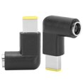thumbnail image 2 of Accesorio Para PC Conector Adaptador Negro, Conector Adaptador En Codo, 2 Piezas Para ThinkPad ANGGREK Power Adapter Connector, 2 of 8