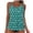A84 Sky Blue, variant on Xdegoge Women's Tankini Swim Top with Blue Polka Dot Pattern, Ruffle Hem, Adjustable Straps, High Neck, Pair with Bottom for Modest Beachwear & Summer Outings