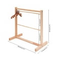 thumbnail image 2 of Moonsky Doll Closet 17in Wooden Doll Wardrobe Compact Clothing Organizer with Storage Shelves for Playroom Nursery Junior Memories Gift D Approx 17 in, 2 of 2