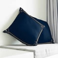 thumbnail image 3 of Navy Blue Geometric Pillow Covers 24x24 Inch Decorative Throw Pillow Cover, Farmhouse Geo Vintage Abstract Art Sofa Pillowcases Accent Cushion Case Home Decor Bedroom Living Room, 3 of 6