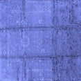 thumbnail image 1 of Ahgly Company Machine Washable Indoor Square Oriental Blue Industrial Area Rugs, 8' Square, 1 of 4