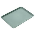 thumbnail image 3 of Dusknt Clearance! Barbecue Grill, Simple Style Solid Color Plastic Tray Small Blue Fast Food Tray Rectangular Serving Trays Serving Tray for Indoor Plastic Fast Food Tray Baking Trays & Trays, 1X Tray, 3 of 9