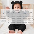 thumbnail image 4 of Toddler Kids Hooded Outfit Jumpsuit Rompers,Cute Warm Solid Color Long Sleeved Zipper Kids Snowsuit,Winter Kids Essentials, 4 of 10