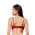 thumbnail image 4 of Soutien-gorge Rehausseur Demi-Bonnet Brodé pour Femmes de Noël, 4 of 5