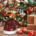 thumbnail image 6 of Balery Red Glitter Texture Pattern Santa Hat Christmas Hat Funny Christmas Hat Christmas Knitted Beanie Hat For Men Women Adult, 6 of 6