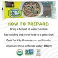 Soba Noodles, Made with Wheat Buckwheat, Dried Asian Pasta, Quick