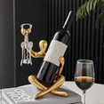 thumbnail image 4 of Statue Wine Bottle Rack Suitable for Countertop Wine Bottle Holder Wine Bottle Rack Desktop Decorative Rack, 4 of 6