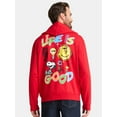 thumbnail image 3 of Peanuts Good Life Mens and Big Mens Fleece Zip Up Hoodie, Sizes S-3XL, 3 of 5
