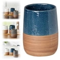 thumbnail image 2 of Ceramic Tumbler, Rustic Stoneware Drinking Glasses, Reusable Handleless Coffee Tumbler Cups for Water, Tea, Iced Coffee, Microwave Safe, Farmhouse Kitchen Decor, Modern Boho Style, 2 of 8