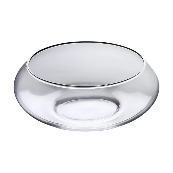 ACDANC Lotus Bowl Planter, Glass Vase Bowl Hydroponic Planter, Glass Planters for Indoor Plants, Round Clear Glass Fish Bowl Terrarium Succulent Planter Narcissuss Flower Pot fish bowl glass