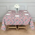 thumbnail image 3 of Pink Cartoon Unicorn Star Pattern Square Tablecloth,Waterproof Square Table Cover,Wipeable Spillproof Washable Table Cover for Home Kitchen Party Decor 42"X42"(107x107cm), 3 of 6