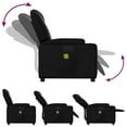 thumbnail image 4 of vidaXL Electric Massage Recliner Chair Black Faux Leather, 4 of 5