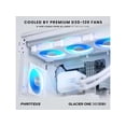 thumbnail image 2 of Phanteks Glacier One 360D30 Premium D-RGB AIO Liquid CPU Cooler, DRGB Pump Cap Design, 3x D30 120mm PWM D-RGB Fans, White, 2 of 5