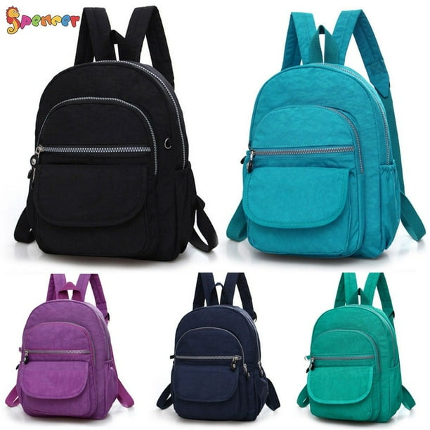 Spencer Women's Nylon Mini Casual Waterproof Backpack Adjustable Straps