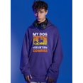 thumbnail image 2 of My Dog Hunts Zombies Hoodie Juniors -Image by Shutterstock,  Medium, 2 of 4