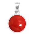 thumbnail image 2 of 925 Sterling Silver Pendant Red Stone Handmade Jewelry, 2 of 7