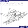 thumbnail image 4 of Hot Racing SLV311 Barre avant et Arrière 4WD Rallye Slash, 4 of 4