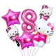 thumbnail image 1 of Juego de globos de aluminio de modelo de Hello Kitty para niños, decoración de fiesta de cumpleaños, juguetes para niñas, regalos para niños, suministros para fiestas, 6 piezas, 1 of 4