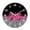 E36, variant on Trendy Black Red Leopard Zebra Animal Print Round Wall Clock for Living Room Modern Cheetah Stripes Wall Clock Home Decor Gift(10 Inch)