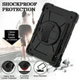 thumbnail image 7 of TECH CIRCLE Case for Samsung Galaxy Tab S8/S7 Tablet (11 Inch) - Drop Proof Shockproof Sturdy Nice Case with Kickstand / Shoulder Strap / Hand Strap for SM-X700/SM-X706/SM-X870/SM-X875 (Black), 7 of 7