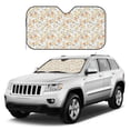 thumbnail image 2 of Fuzoiu Floral1 Print Car Windshield Sunshade,Foldable Reflective Sun Visor,Windshield Sun Shade,UV Rays Sun Visor Shade,Auto Front Sun Shield Shade-Small, 2 of 8