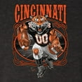 thumbnail image 5 of Wild Bobby Cincinnati Fan | CIN Fantasy Football Sports Unisex Vintage Concert Tee, Vintage Black, Large, 5 of 5