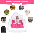 thumbnail image 4 of Cama inflable de viaje para niños pequeños USHMA con doble cara, 4 of 7