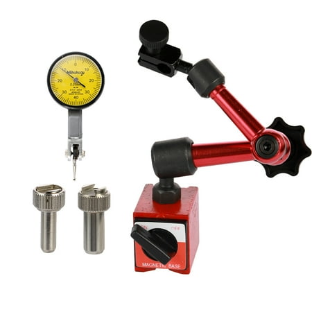 

Shockproof Waterproof Leverage Dial Indicator And Mini Flexible Magnetic Base Holder Bracket Tool Kit