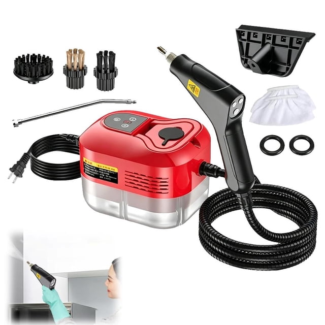 Lttoisl 2500W Handheld High-Temperature Pressurized Steam Cleaner with 6 Adjustable Levels, Portable Multi-Surface Steamer for Kitchen, Bathroom, Car Detailing & Home Furniture