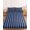 Navy Blue, variant on Twin Sze Fitted Sheet Set - Navy Blue Striped 2 Piece Bedding Sets 16" Deep Pocket Fitted Sheet with 1 Pillowcase, Navy Blue White Farmhouse Stripes Brushed Microfiber Hotel Luxury Bed Sheets