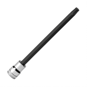 VIM Tools T40 TORX Driver 8 Inch OAL, 3/8 Inch Square Drive Holder